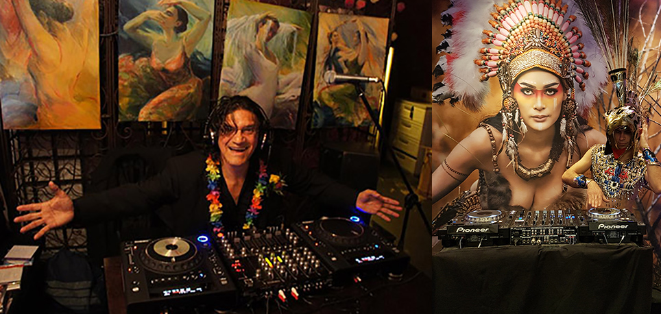 Tropische Dj en live band